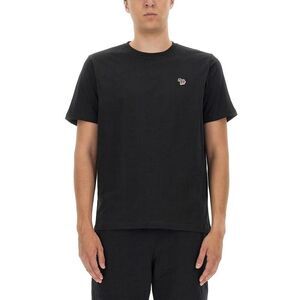 PS PAUL SMITH Men's Zebra Logo T-Shirt Men BLACK T-Shirts